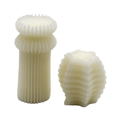 Sculpted Wax Candles