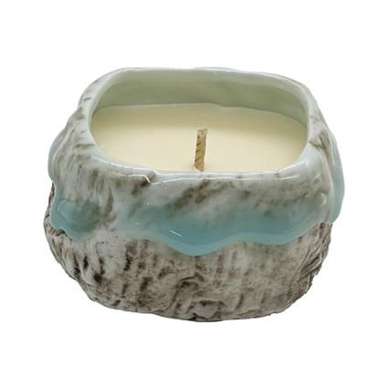 ceramic pot candle 